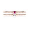 1930 Rose Gold Tone Sterling Silver SAHA16016 Women's Ring