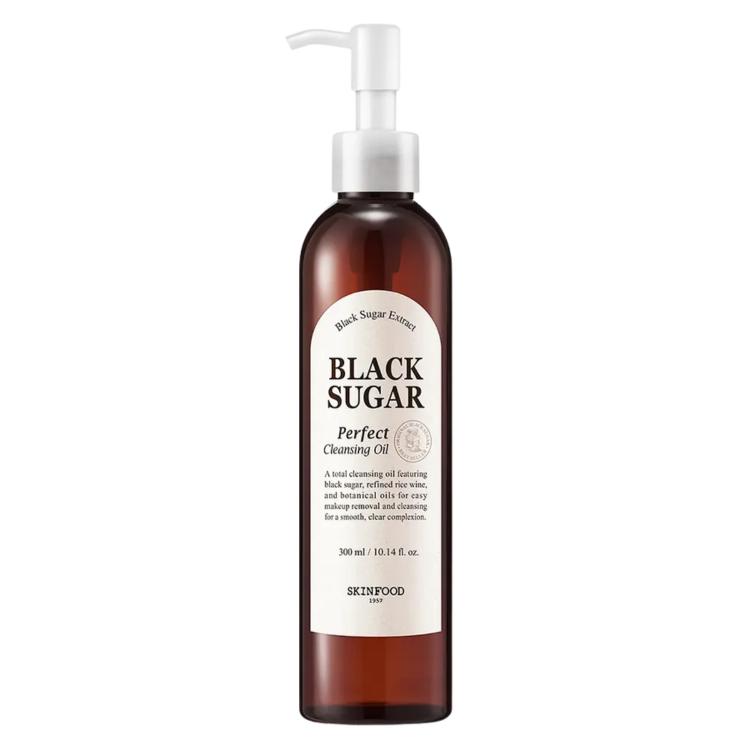

[Skin Food] Black Sugar Perfect Cleansing Oil Jumbo Size Deep Pore Makeup Remover – 300ml