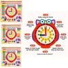 Preschool Wooden Calendar And Timeteaching Puzzle Board For Kids Development