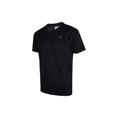 T Shirts Men's Black Crew Neck Moderate Straight Fit HC0409
