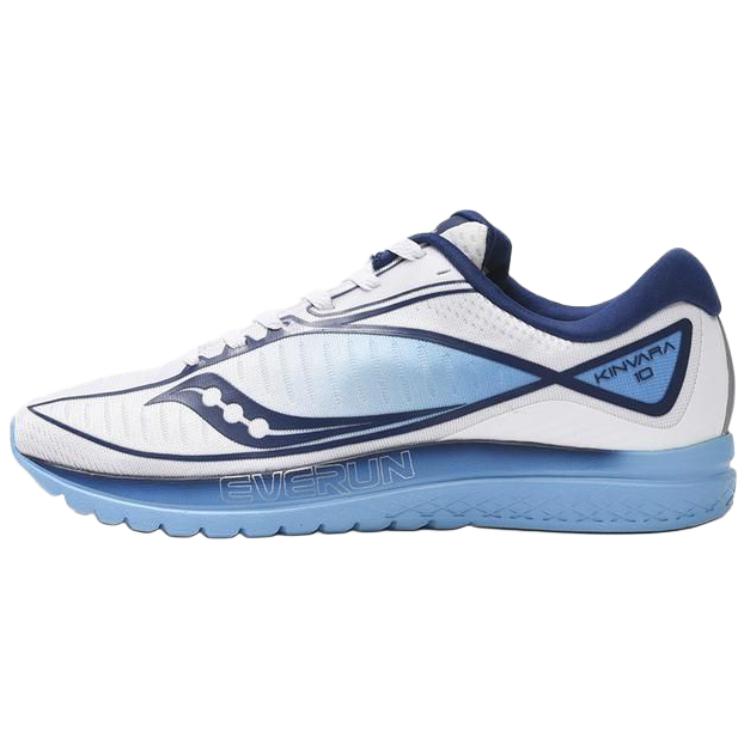 SAUCONY Kinvara 10 Comfortable Soft Nylon Non-Slip Wear-Resistant Low-Top Casual Running Shoes Unisex Sneaker White S10467-3