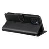 DF-012 For iPhone 15 Case Litchi Texture Leather Magnetic Clasp Wallet Stand Phone Cover