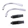 Aluminum Bicycle V Brake Noodles Bend Tube Cable Guide Rubber Head Hose Brake Bicycle Parts Bicycle Accessories