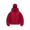 Unisex European Plus Size Double Hood Zippered Sweatshirt Jacket for Autumn/Winter