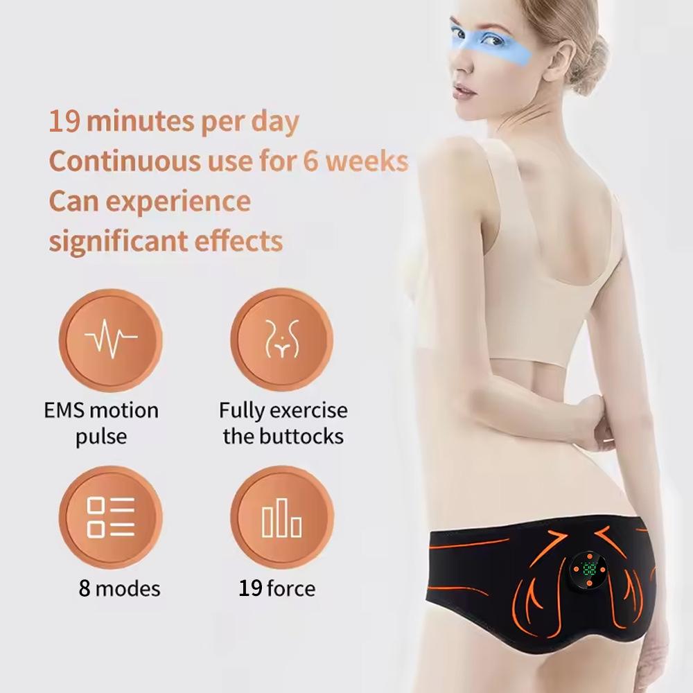 EMS Butt Lift Trainer, Electric Peach Buttock Device for Shaping & Firming, USB Rechargeable, Best for Fitness