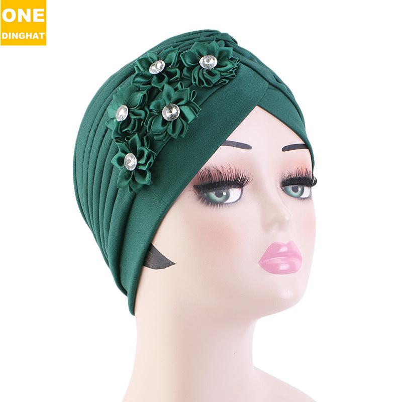 Ethnic Style Flower Accessories Headscarf Hat, Muslim Headscarf Hat, Wedding Hat Jdt-12G