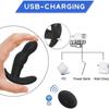 Remote Control Rotating Butt Plug for Men Prostate Massager Silicone Anal Toy Couples Adult Sex Products