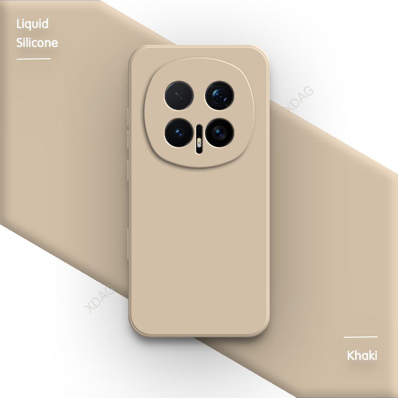 Original Liquid Silicone Soft Phone Case for Honor Magic8 Magic 8 Pro 8Pro 5G Funda Lens Protection Internal Flocking Back Cover