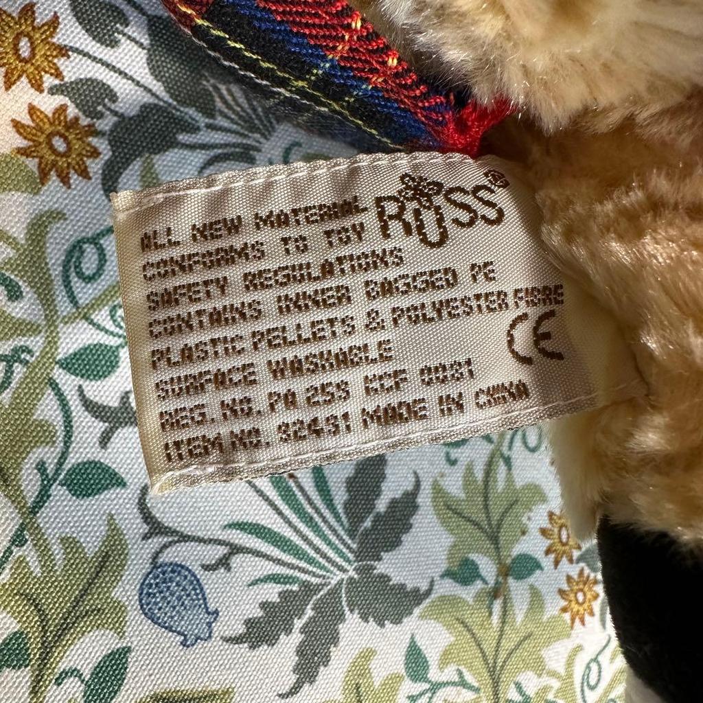 [USED] Royal Collection Piper Teddy Bear (Scottish) Part 2