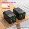 150W USB & Type-C Multi-Port PD Fast Charger with Smart Temperature Control