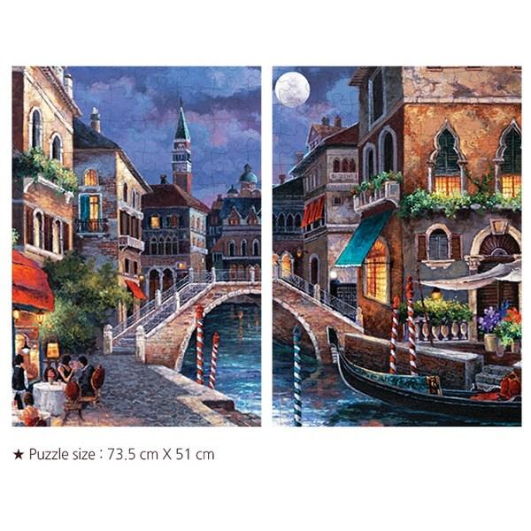 B&B Puzzle Venice Street Puzzle PL1182, colori assortiti, 1000 pezzi