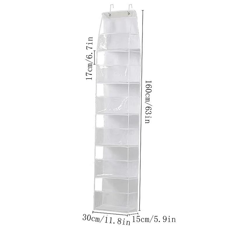 Multi-functional Fabric Hanging Bag for Behind the Door Multi-layer Storage Hanging Bag Miscellaneous Organizer Storage Hanging