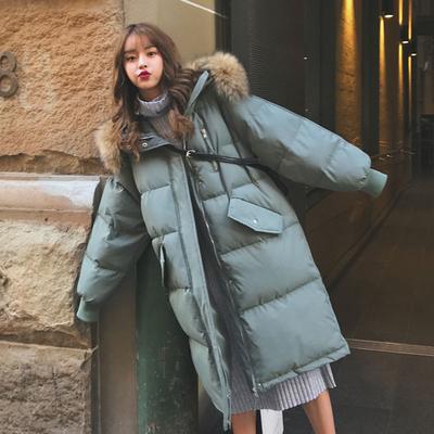 New Winter Large Size Down Cotton-padded Clothes Women's Medium and Long Korean Version Cotton-padded Clothes Loose Cotton-padded Jackets