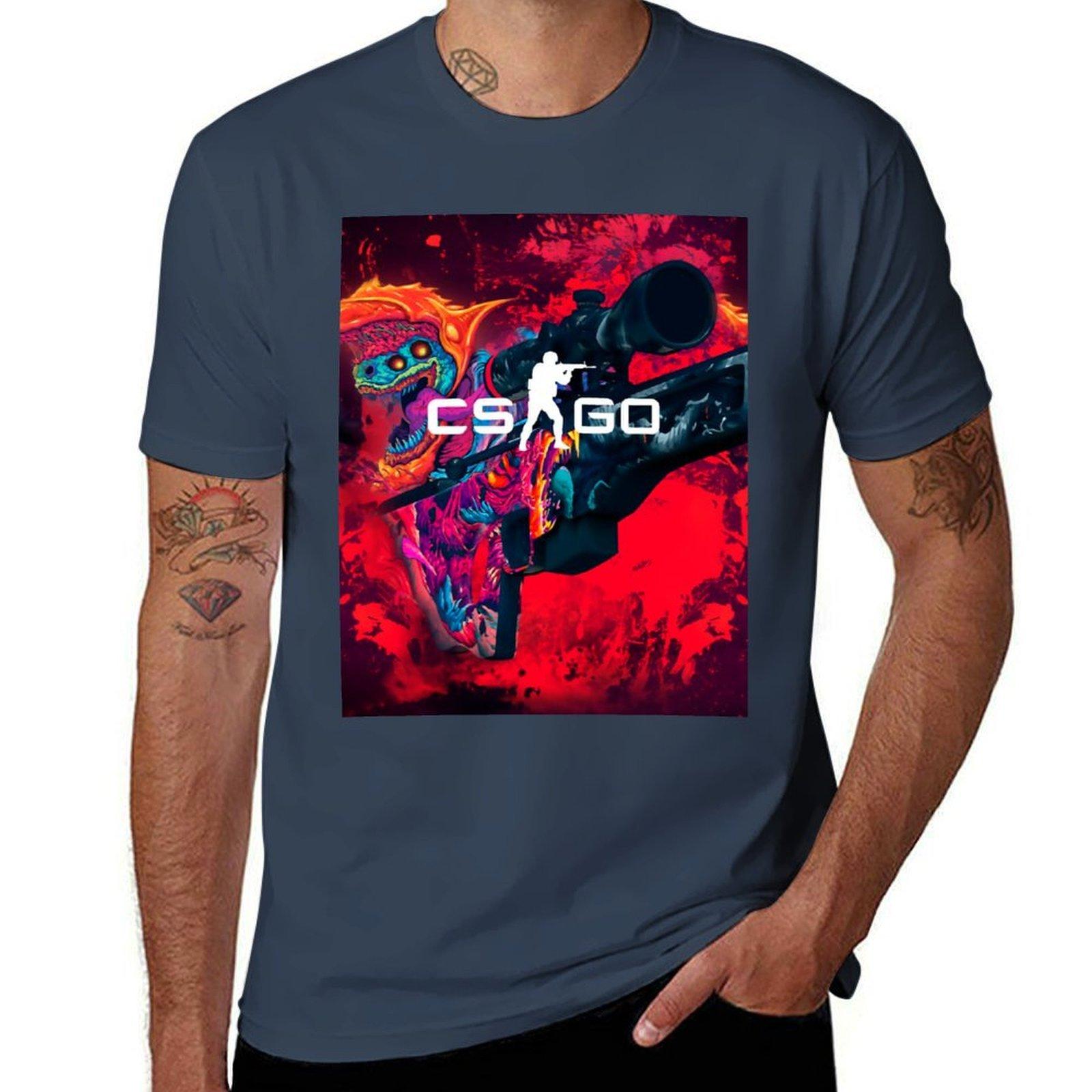 Hyper Beast CSGO TShirt Basic Regular Fit Casual TShirt S