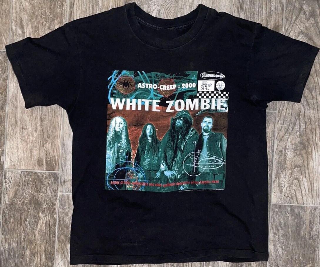White Zombie Music Band Unisex Short Sleeve T-shirt size S-5XL S