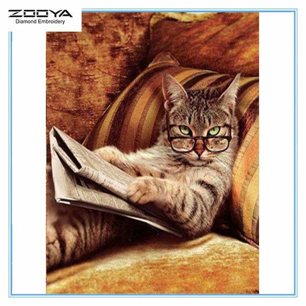 

ZOOYA DIY 3D Алмазная вышивка крестиком домашний декор кошка