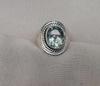 Green Amethyst 925 Sterling Silver Ring: February Birthstone Boho Handmade Jewelry