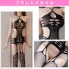 OLYOLY Extreme Full Body Fishnet Cosplay Witch Stockings, Tights, Panties, Sheer, Perforated, Zentai, Tights, Black, See-Through, Panties, Underwear,