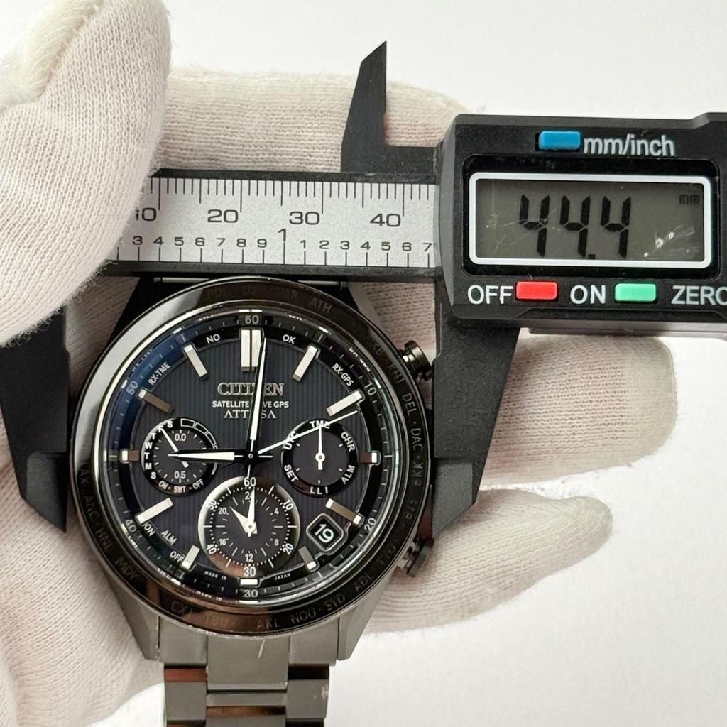 Used Citizen Atessa F950-0029S01 Radio Solar Men's Watch 497