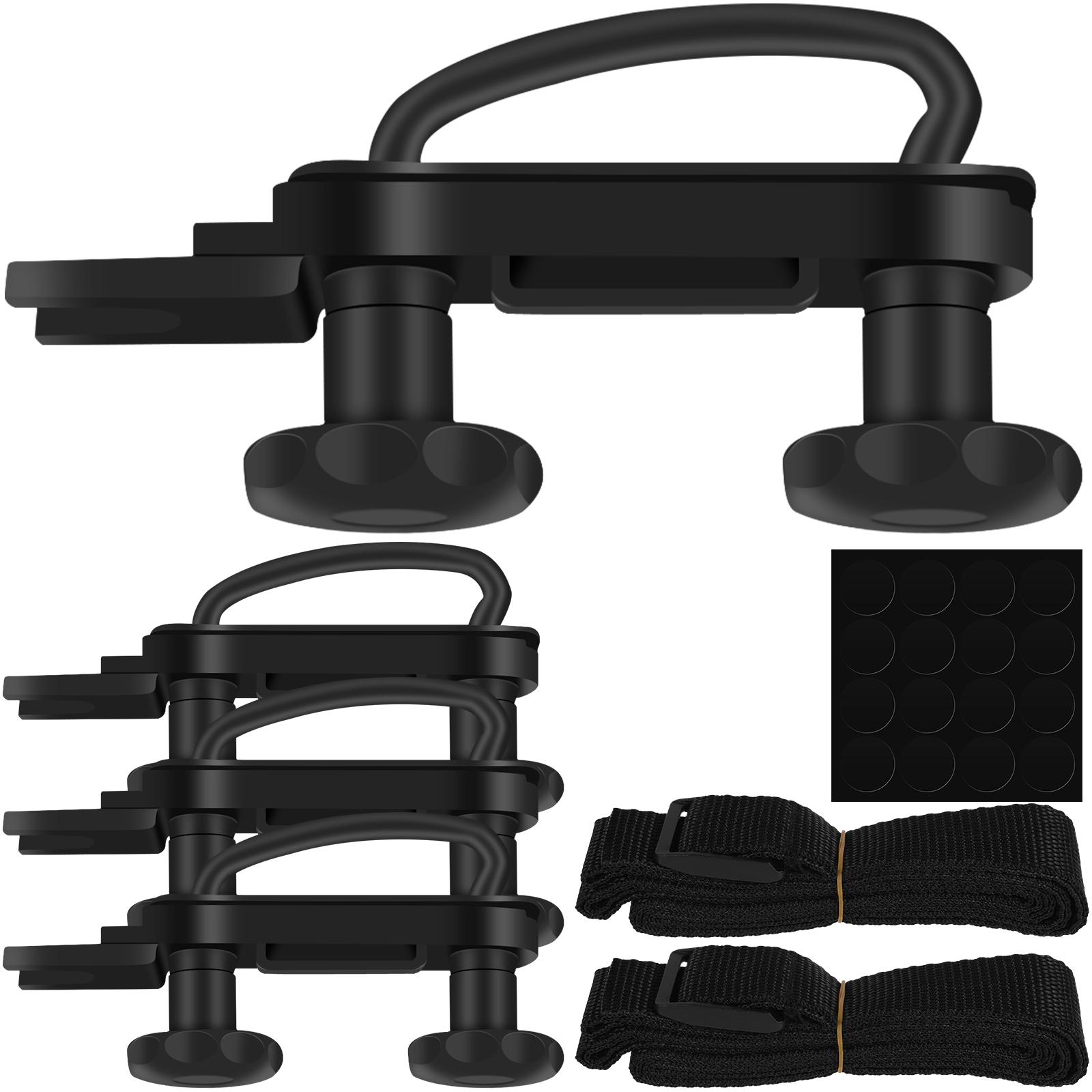 1 Комплект Крепежный Комплект для Багажника на Крышу Усиленный Комплект Зажимов с U-образными Болтами для Багажника на Крышу Универсальный Комплект Кронштейнов для Багажника на Крышу Автомобильные Монтажные Аксессуары