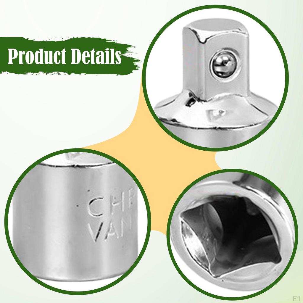 Impact Adapter 1/2 for Ratchet Wrenches, Compact Sturdy, Upgrade Metal Converter Replacement