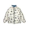 Vans Fun Pattern Reversible Sports Warm Cotton Jacket Men Jacket White VN0A5F6YHKC