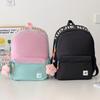 Schoolbagins Contrasting Color School Bag Female High School Student Mori Junior High School Student Backpack Male Large Capacity Elementary School