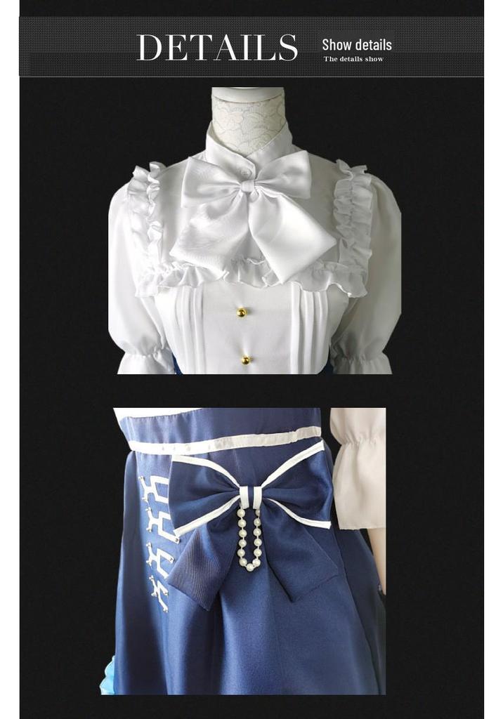 Anime Identity V Gardener Cosplay Uniform - Lan Gui Jing Meng Game Lolita JK Outfit