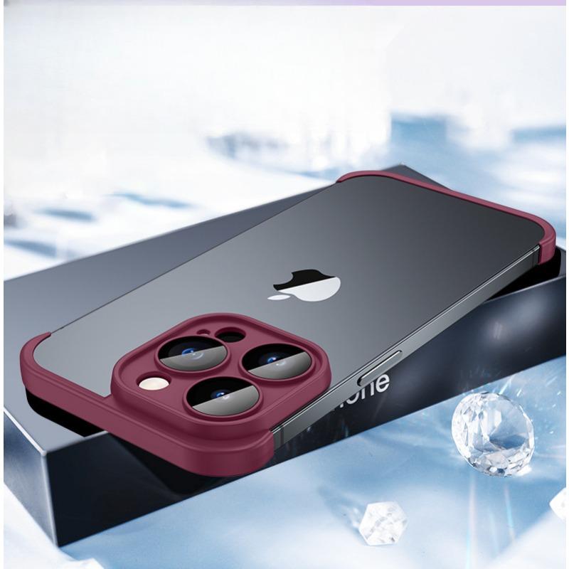 The Built-in Lens Film Is Suitable for Apple 14promax Phone Cases, Borderless Iphone13 Anti-drop 12pm Protective Case