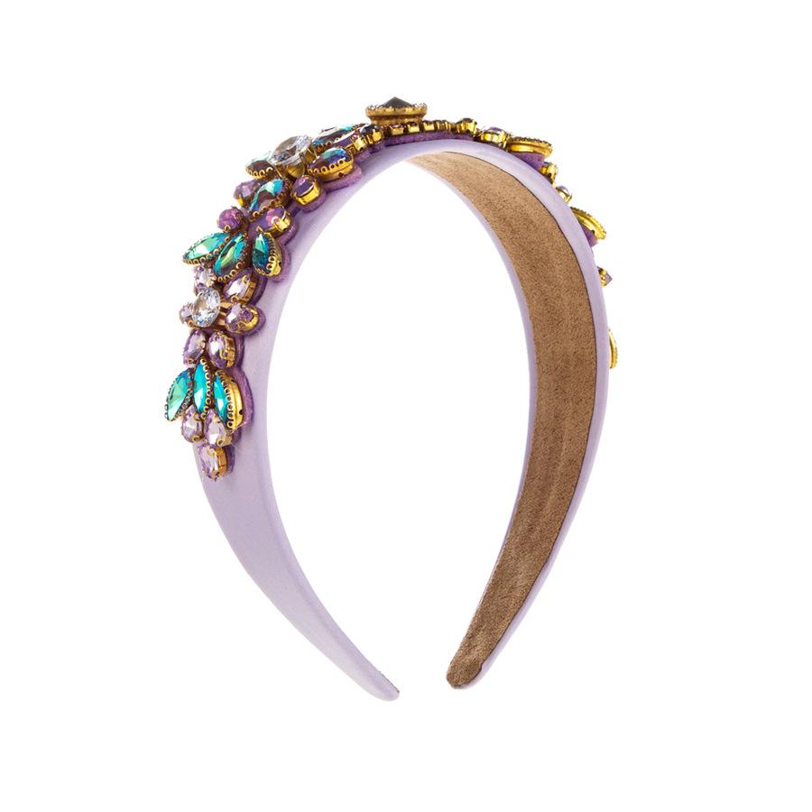 Γυναικεία βαριά βιομηχανία Full Crystal Vintage Baroque Headband Inlaid High Grade γυναικεία κορδέλα μαλλιών