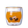 Shengfuyuan Cartoon Bear Kids Glass Water Bottle