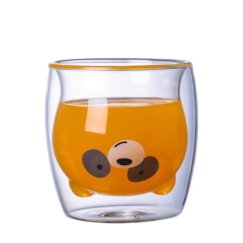 Shengfuyuan Cartoon Bear Kids Glass Water Bottle