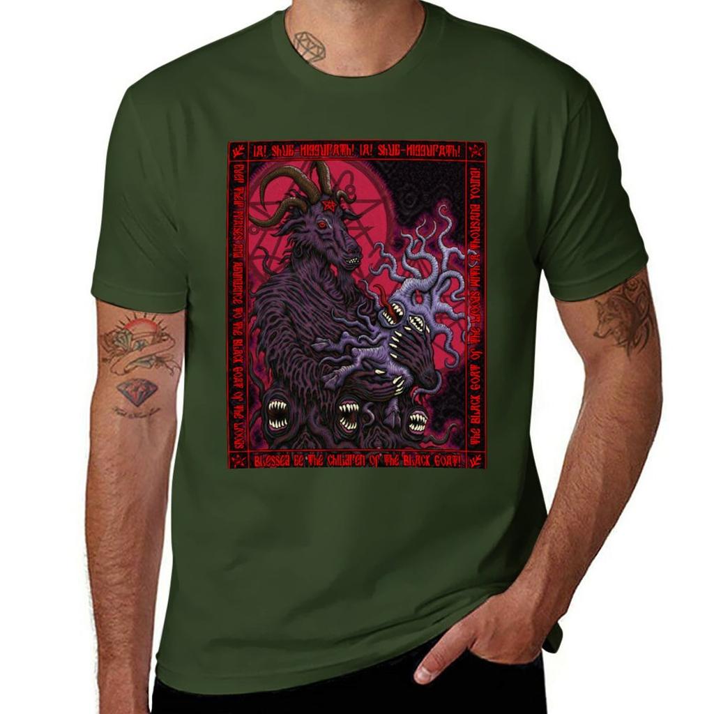Black Goat Icon Azhmodai 2018 TShirt summer clothes customizeds mens t shirt