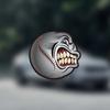 Angry Tough Baseball Cartoon Vinyl Car Stickers for Auto Rear Window Bumper Scooter Motorcycle Helmet Tank Waterproof Decals
