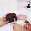 Newest Style Small Wallet Semi-Circle Solid Color Mini Coin Purse Simple High-End Multi-Card Slot Card