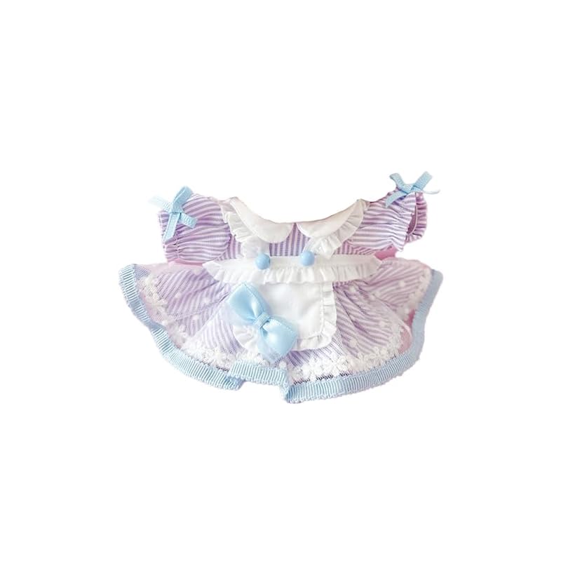 American Diner-Style Apron Dress [For 10-15cm] Lavender [Product Code]