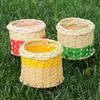 Bamboo Slats Intangible Cultural Heritage Basket DIY Kit for Handcraft and Kindergarten Weaving Projects