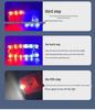LED Red Blue Flashing Shoulder Light for Security Patrol