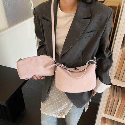 Borsa Sottobraccio con Chiusura da Donna Versatile a Spalla e Crossbody