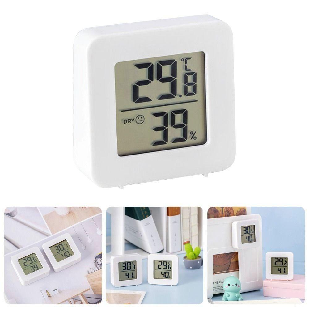 LCD Digital Thermometer Mini High Accuracy Thermo-Hygrometer Professional Baby Room Temperature Humidity Meter Household