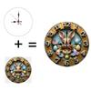 25x25cm Wood Wall Clock That Adds Warmth and Character To Any Room