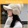 Knitted Winter Hat With Fleece Lining For Womens Cold Weather Warmth And Wind Protection