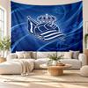 Real Sociedad FC Wall Tapestry, Soft Fabric Wall Hanging, Decorative Backdrop For Bedroom Home Wall Art
