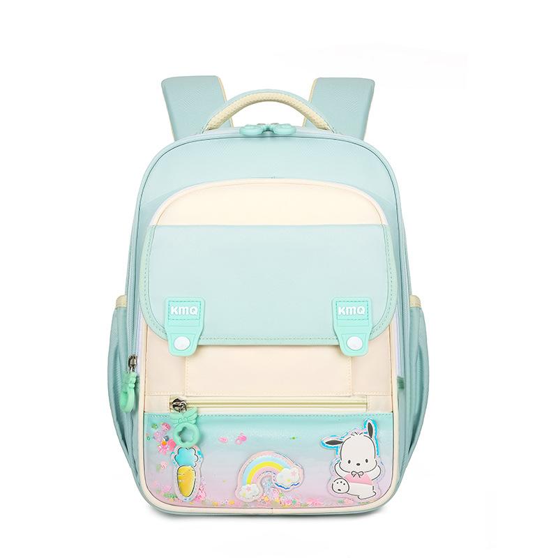 New Children's Schoolbag, Female Primary School Students' Casual and Cute Backpack, High-value Boys and Girls' Large-capacity Backpack.
