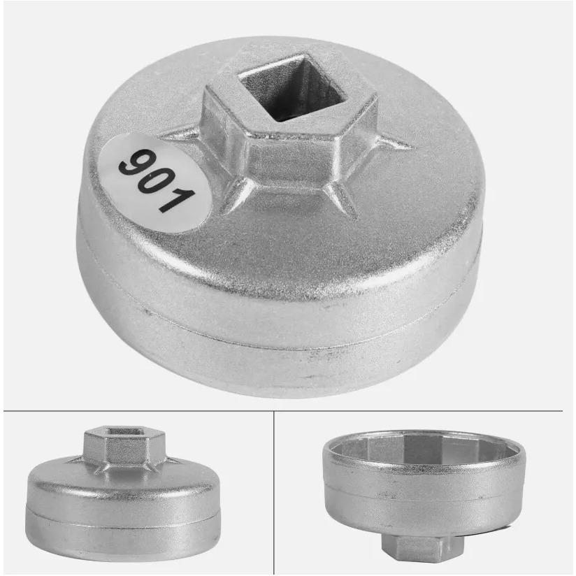 

1pc Universal 14 Slot 64.5 Mm Oil Filter Wrench Cover Shell Tool Remover Car Repair Tool серебряный
