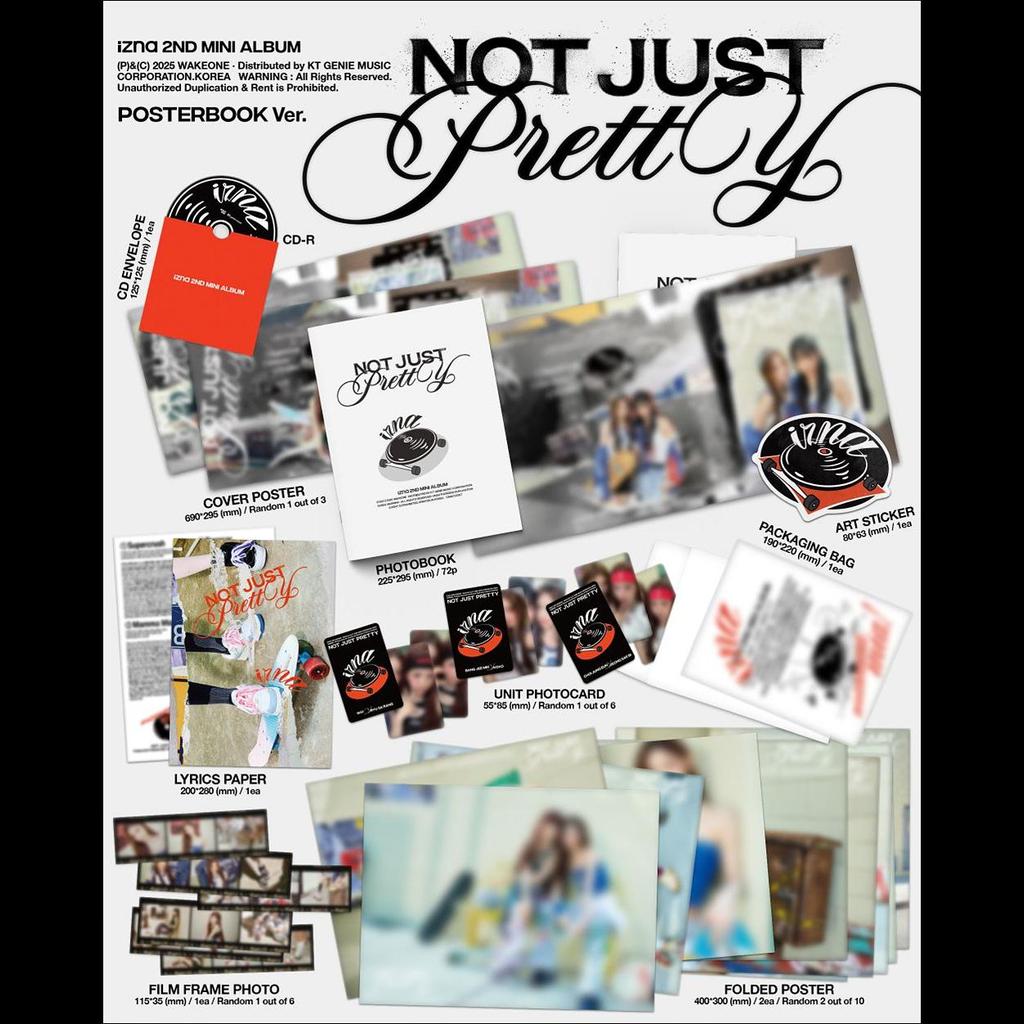 [Pre-order] izna [Not Just Pretty] POSTERBOOK Ver.