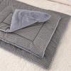 Plush Dog Bed Crates Mat Kennel Pad 23/30/37 Inches Soft Washable Pet Beds Warm Mattress for Small Medium Large Dogs