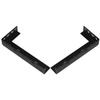 2pcs Heavy Duty Cabinet Wall Mount Bracket Metal Suspension Fitting For Kitchen Office Workshop Storage Shelves Mounting