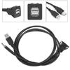 USB 2.0 Extension Cable Dual Interface Waterproof Car Data Transfer Dashboard Adapter Cord