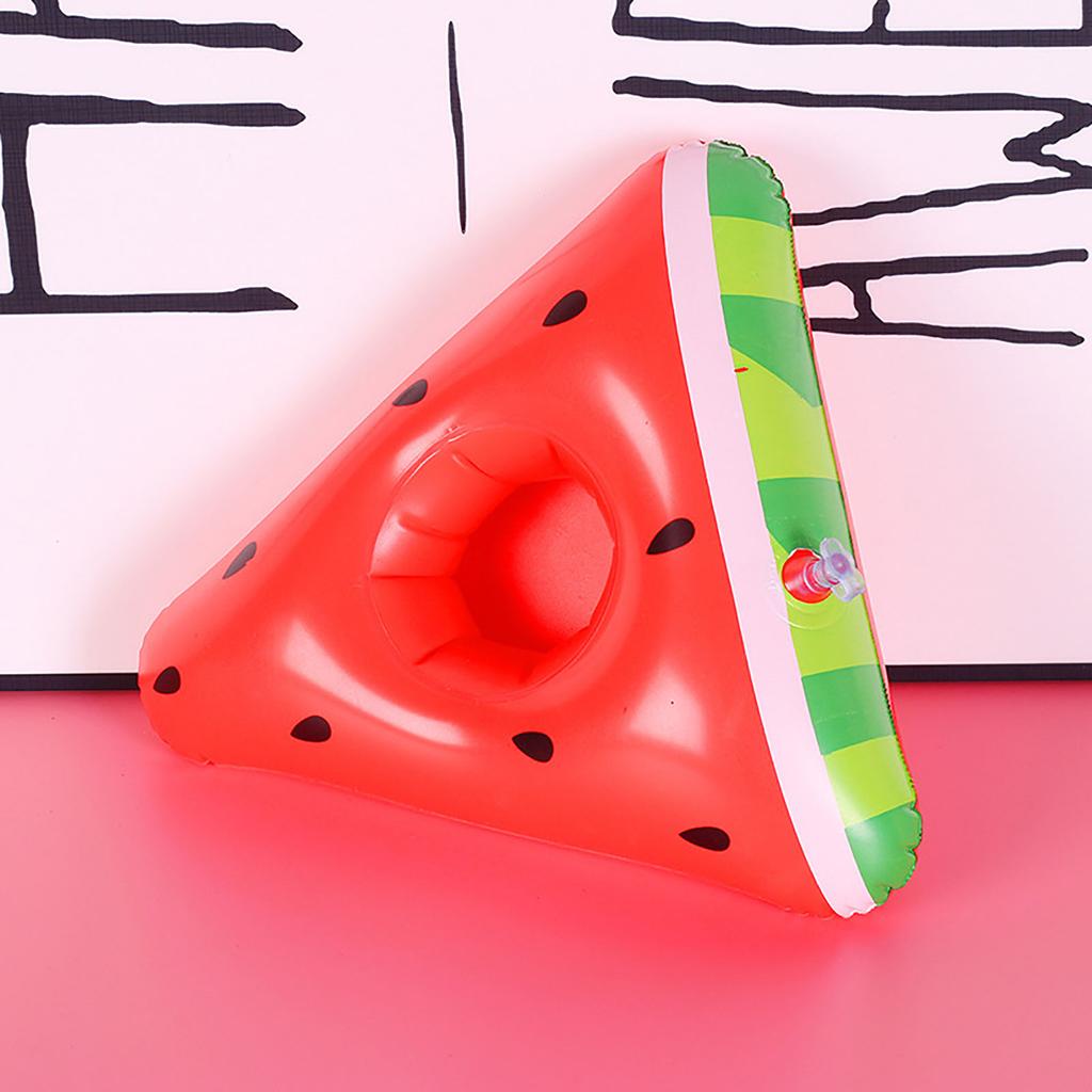 Nadmuchiwany uchwyt na napoje do basenu Kształt arbuza i pizzy Pływaki Zabawki wodne dla dzieci
